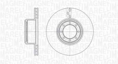 361302040486 MAGNETI MARELLI Тормозной диск