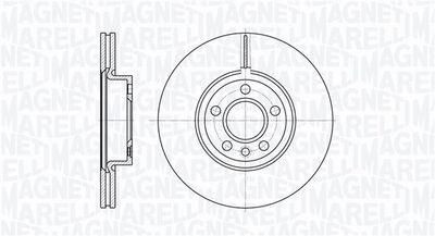 361302040490 MAGNETI MARELLI Тормозной диск