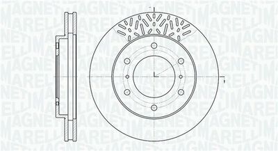 361302040506 MAGNETI MARELLI Тормозной диск