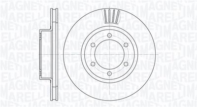 361302040510 MAGNETI MARELLI Тормозной диск