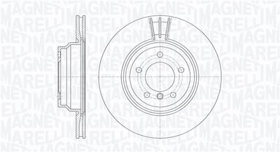 361302040514 MAGNETI MARELLI Тормозной диск