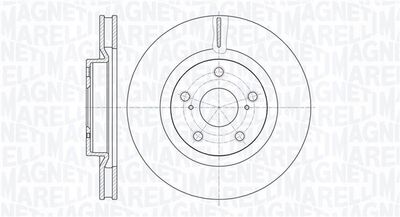 361302040524 MAGNETI MARELLI Тормозной диск