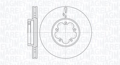 361302040544 MAGNETI MARELLI Тормозной диск