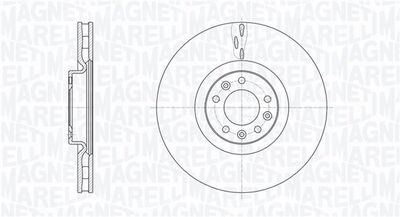 361302040550 MAGNETI MARELLI Тормозной диск