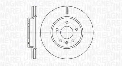 361302040560 MAGNETI MARELLI Тормозной диск