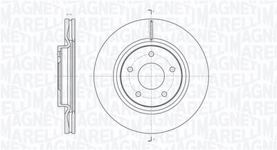 361302040566 MAGNETI MARELLI Тормозной диск