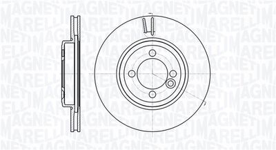 361302040578 MAGNETI MARELLI Тормозной диск