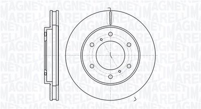 361302040586 MAGNETI MARELLI Тормозной диск