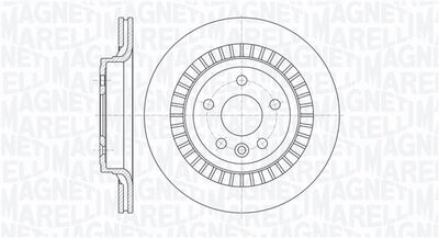 361302040596 MAGNETI MARELLI Тормозной диск