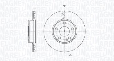 361302040602 MAGNETI MARELLI Тормозной диск