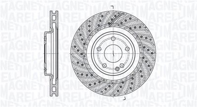 361302040624 MAGNETI MARELLI Тормозной диск