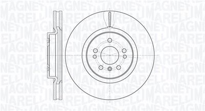 361302040628 MAGNETI MARELLI Тормозной диск