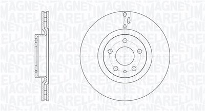 361302040630 MAGNETI MARELLI Тормозной диск