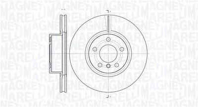 361302040636 MAGNETI MARELLI Тормозной диск