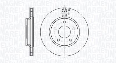 361302040640 MAGNETI MARELLI Тормозной диск