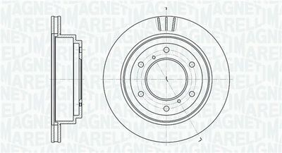 361302040642 MAGNETI MARELLI Тормозной диск