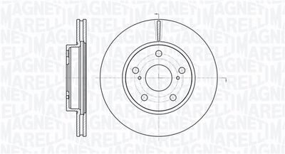 361302040644 MAGNETI MARELLI Тормозной диск