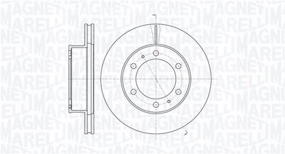 361302040646 MAGNETI MARELLI Тормозной диск