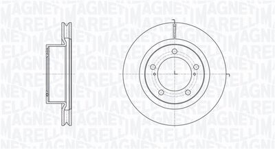 361302040648 MAGNETI MARELLI Тормозной диск