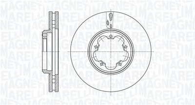 361302040653 MAGNETI MARELLI Тормозной диск