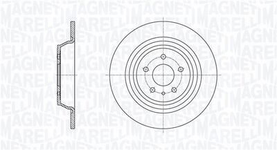 361302040654 MAGNETI MARELLI Тормозной диск