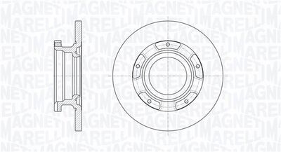 361302040655 MAGNETI MARELLI Тормозной диск