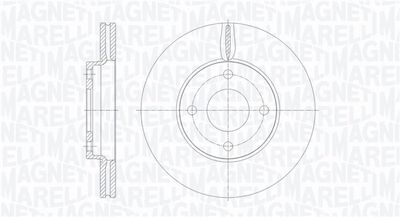 361302040658 MAGNETI MARELLI Тормозной диск