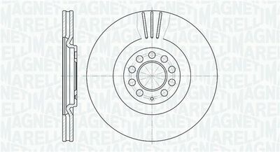 361302040660 MAGNETI MARELLI Тормозной диск