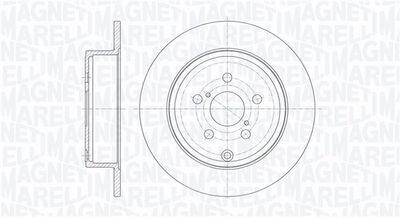 361302040661 MAGNETI MARELLI Тормозной диск