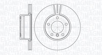 361302040662 MAGNETI MARELLI Тормозной диск