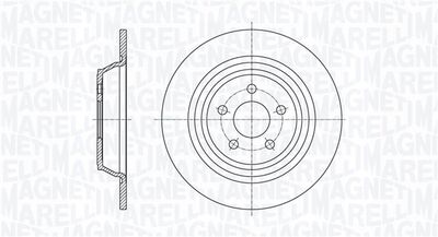 361302040667 MAGNETI MARELLI Тормозной диск