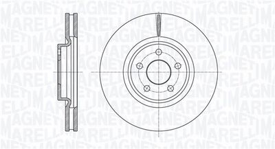 361302040668 MAGNETI MARELLI Тормозной диск