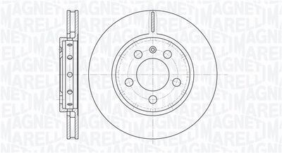 361302040669 MAGNETI MARELLI Тормозной диск