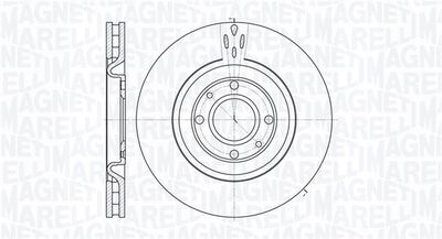 361302040673 MAGNETI MARELLI Тормозной диск