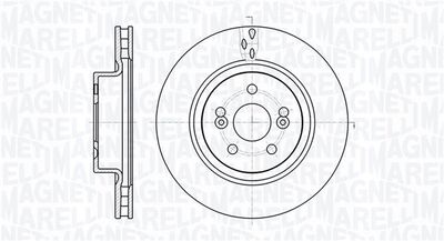 361302040675 MAGNETI MARELLI Тормозной диск