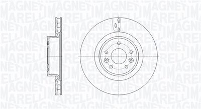 361302040676 MAGNETI MARELLI Тормозной диск