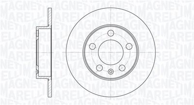 361302040677 MAGNETI MARELLI Тормозной диск