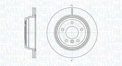 361302040686 MAGNETI MARELLI Тормозной диск