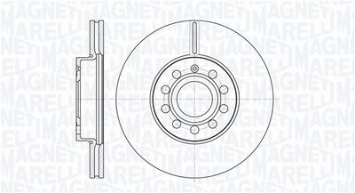 361302040693 MAGNETI MARELLI Тормозной диск