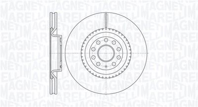 361302040697 MAGNETI MARELLI Тормозной диск