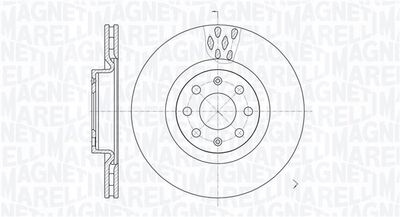 361302040698 MAGNETI MARELLI Тормозной диск