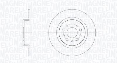 361302040714 MAGNETI MARELLI Тормозной диск