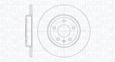 361302040721 MAGNETI MARELLI Тормозной диск