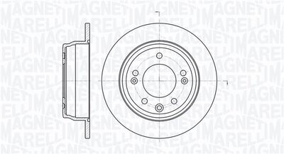 361302040726 MAGNETI MARELLI Тормозной диск