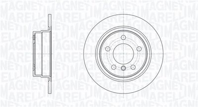 361302040733 MAGNETI MARELLI Тормозной диск