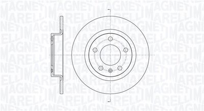 361302040734 MAGNETI MARELLI Тормозной диск