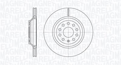 361302040735 MAGNETI MARELLI Тормозной диск