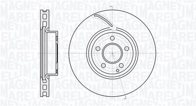 361302040748 MAGNETI MARELLI Тормозной диск