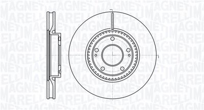 361302040753 MAGNETI MARELLI Тормозной диск