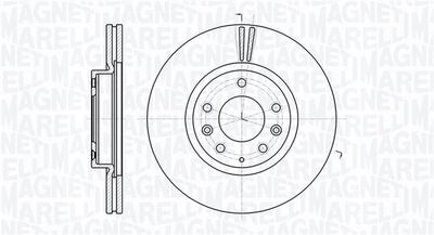 361302040754 MAGNETI MARELLI Тормозной диск